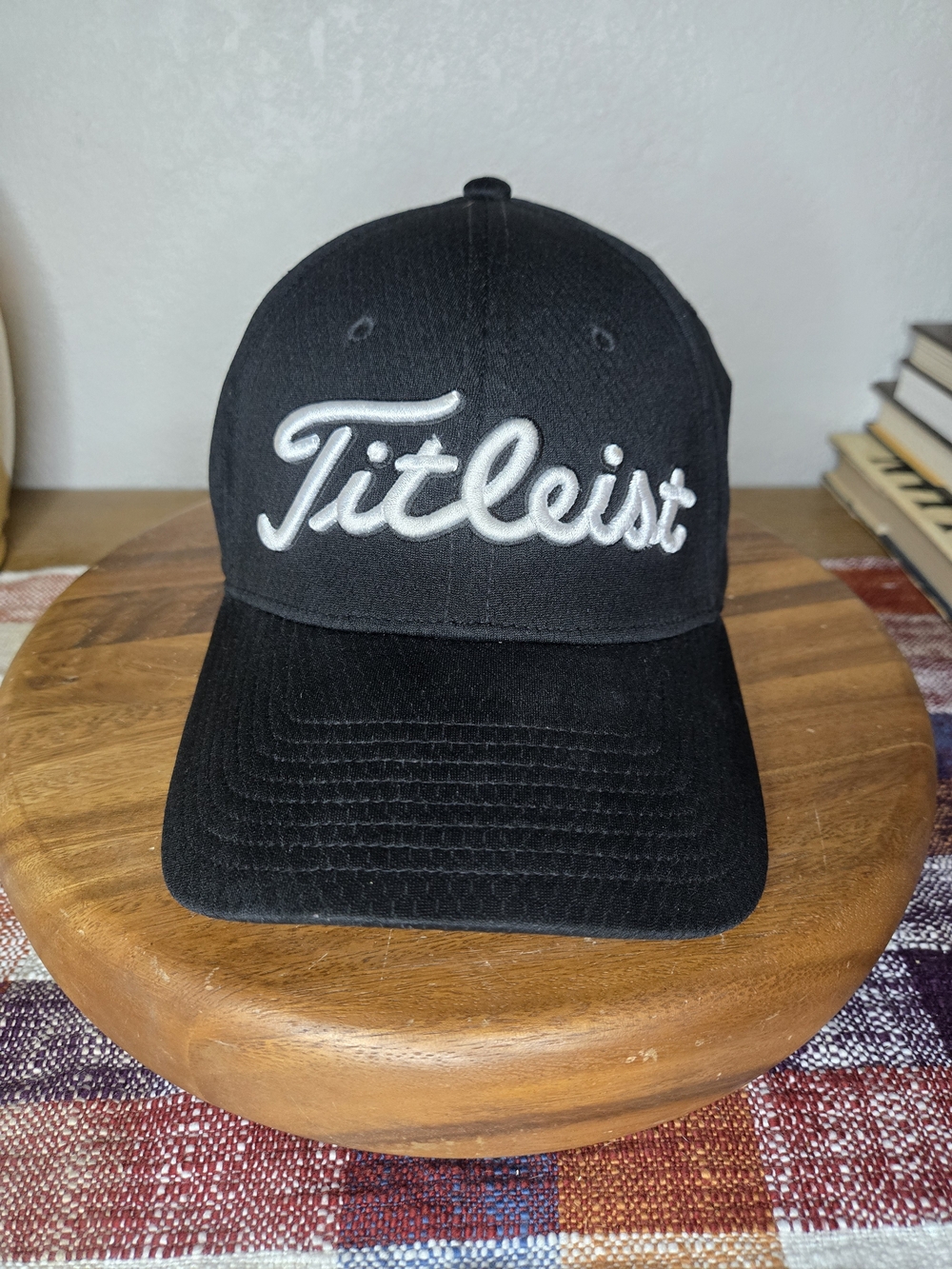 Titleist Black Embroidered Logo Baseball Cap